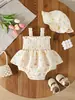 Aliexpress Ropa de Verano Transfronteriza para Bebé Mono Dulce de Tirantes Florales para Niñas Pequeñas Traje Triángulo para Gatear