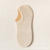 Calcetines Invisibles para Hombre, Calcetines de Algodón Transpirables de Corte Bajo para Primavera y Verano, Calcetines de Tubo Corto de Silicona Antiolor que No se Deslizan