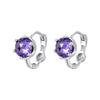 Pendientes de circonita de color plata esterlina S925 para mujer, ligeros, de lujo, a la moda, combinables con todo, estilo coreano, minimalistas, de alta gama.