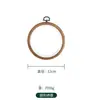 Círculo de Bordado Cruzado Flor de Imitación Madera Pura Bastidor Estéreo Herramienta de Costura DIY
