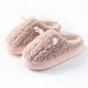 Pantuflas de Algodón para Hombre Otoño Invierno 2026 Estilo Nuevo Hogar Interior Antideslizantes Cálidas Domésticas Suela Gruesa Forro de Felpa Pantuflas de Algodón