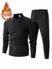 Jaqueta Cross Border 2025 Masculina Outono Juventude Waffle Bolso com Zíper Lapela Slim Fit Cardigan Terno Jaqueta Masculina
