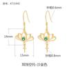 Aretes de Plata Esterlina S925 Gancho para la Oreja Kongtogu Fagin Accesorios para Aretes Perla Imitación Línea para la Oreja Aretes Colgantes de Plata Diy Colgante Vacío