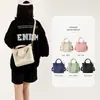 Bolso de lona nuevo de estilo japonés muy elegante, moderno y sencillo, bolso tote de gran capacidad, adecuado para el uso diario, bolsa para el almuerzo multiusos para mujer