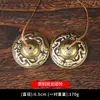 Latão Criativo Antigo Oito Tesouros Prato de Cobre Pequeno Prato Leve Sino Ornamentos Retrô Sino Feito à Mão