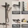 Conjunto de Chuveiro com Temperatura Constante em Cobre Puro Estilo Creme para Apartamento Pequeno Sem Borrifador Superior Conjunto de Chuveiro com Borrifador na Cintura
