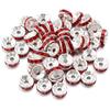 Contas de anel de perfuração de strass incrustadas de cobre, contas soltas de strass de onda multiestilo, contas perfuradas, acessórios de pulseira faça você mesmo, atacado