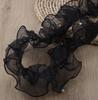 Malla de organza Decai para envolver flores, material para envolver ramos DIY, hilo brillante, encaje plisado, longitud 2 m/tira