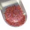 Granate Puro Natural Espaciador DIY Cadena de Cuentas Hecha a Mano Cuentas de Mijo Accesorios de Granate