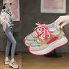 Zapatos Coreanos Nuevos para Papá de Gran Tamaño Transfronterizos Zapatos Deportivos para Correr para Estudiantes Mujeres Zapatos Casuales de Suela Gruesa para Aumentar la Altura Bn016-1