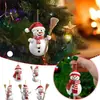 Suprimentos de Natal Decoração Única de Boneco de Neve de Natal Pingente Pendurado de Acrílico Decorações de Árvore de Natal para Feriados