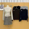 Procesamiento OEM de 6 suéteres coloridos de puntos de alta calidad/Nuevo suéter de punto de cuello redondo con puntos coloridos para otoño 2026 para mujer