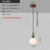 5% de desconto em lustre minimalista para sala de estar, luz principal de luxo leve italiana para o hall, 6 novas luminárias de Zhongshan, estilo vintage de creme de vidro