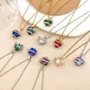 Collar con Flores de Colores y Diseño de Corazón, Accesorios de Collar Corazón del Océano para Mujeres, Temperamento de Lujo Ligero, Regalo Versátil para Mejor Amiga