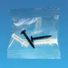Parafuso de expansão preto com cabeça chata grande autoatarraxante pacote de parafuso para porta-retratos pacote de acessórios parafusos plásticos para luminária de teto fabricantes podem definir