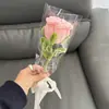 Limpiapipas Terminado Flor de Rosa Ramo Hecho a Mano ins Día de San Valentín 520 Regalo para Novia Mejor Amiga Regalo de Cumpleaños Mayoreo