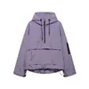 Atacado de Roupas Femininas Transfronteiriças Estilo Europeu e Americano Cor Sólida Jaqueta Corta-Vento com Capuz Outono e Inverno Novo Solto Casual Casaco com Bolso Grande