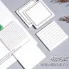 Anotações Adesivas Estilo Ins Casual Logo Personalizado Escritório N Vezes Adesivos Quadrados Cor Pura Adesivos para Bloco de Notas de Estudante Personalizados