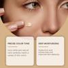 Corrector de base en tubo dorado pequeño EELHOPE, corrector natural ligero para la piel, difícil de quitar, maquillaje, base hidratante.