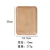Tabla de Pizza de Haya Bandeja de Madera para Filete Plato de Madera Tabla de Cortar Tabla para Cortar Fruta Hogareña Rectangular Plato Japonés para Pan