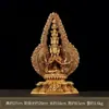 Estátuas de Latão da Guanyin das Mil Mãos Bodhisattva Guanyin das Mil Mãos e Mil Braços Enfeites 29cm de Altura Estátuas de Buda Hall de Buda Adoração em Casa