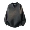 Suéteres de punto para hombre y mujer, estilo pareja, con cuello en V, cuello redondo y cuello Henley, estilo old money, de moda para otoño e invierno, venta al por mayor de fábrica transfronteriza