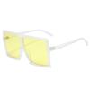 Gafas de sol cuadradas para el mismo día, montura plana, personalidad, moda, montura grande cuadrada, gafas de sol para madre e hija 2740