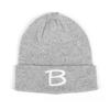 [Personalizado] Venta Directa de Fábrica Otoño e Invierno Hilo Cálido Hueco Tejido Gorro Moda Transfronteriza Bordado Letra Gorro para el Frío
