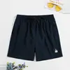 2026 Bermuda de Natação Masculina Verão Perna Reta Tamanho Grande Calça de Cinco Pontos Calça para Águas Termais e Praia Shorts Listrados Calça de Praia Masculina