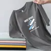 Camiseta Casual de Manga Corta para Hombre, Nueva Versátil de Verano con Cuello Redondo para Usar Debajo, Top Casual Versátil y Atractivo