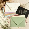 Novo produto transfronteiriço: Envelope de pétala de flor de algodão, cartão de convite colorido artístico, carta de amor, sacola de presente de felicitações para feriado