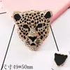 Fivela de sapato anel de dedo leão retrô gema elefante cabeça de leopardo acessórios diy roupa bolsa liga Acessórios Atacado