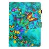 Adequado para capa de couro plana para iPad 10.9 Pro 11 polegadas 2024 impressão pintada de desenho animado com porta-cartões