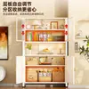 Estantería de Acero para Uso Doméstico Estantería para Niños Gabinete de Almacenamiento para Sala de Estar con Puerta Gabinete de Almacenamiento de Pie a Prueba de Polvo Vitrina de Hierro Forjado