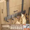 Perchero de puerta, perchero de pared sin taladro, estante de almacenamiento para ropa, colgador para puerta de entrada, perchero de pared, estilo para colgar detrás de la puerta