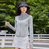 Roupas de Proteção Solar Estilo Novo 2026 para Mulheres, Leve, Respirável, Anti-UV, Roupas de Proteção Solar para Mulheres, Jaqueta com Capuz de Seda Gelada Emagrecedora