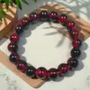 Pulsera de Cristal Flor Explosión Rosa Flor de Cerezo Estilo Súper Hada, Pulsera Dulce de Cuentas Multicolores Hecha a Mano, Regalo para Estudiante Exportación E-Commerce