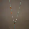 Corda para Pingente Tecida à Mão, Cordão de Colar com Nó Chinês Ajustável, Corda para Pendurar Fivela da Paz, Alça de Pescoço para Homens e Mulheres, Estilo Simples
