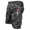 Shorts Cargo de Moda Multibolsos em Estoque Venda Quente Transfronteiriça Calças Casuais Masculinas Comprimento até o Joelho Comércio Exterior Amazon Shorts Cargo