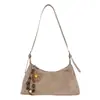 Bolsa de ombro de alta qualidade e estilosa para mulheres, nova coleção outono/inverno 2025, versátil para o trabalho e o trajeto, bolsa crossbody com design semelhante a um bolinho