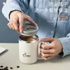 Suministro directo de fábrica Amazon taza caliente 304 acero inoxidable taza de café taza con popote taza de café portátil
