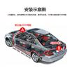 Rectificador Reversible para Coche Soluciona la Imagen de la Cámara de Reversa con Ondulación y Pantalla Parpadeante Filtro Rectificador Universal para Coches Pequeños