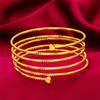 Pulseira anel de amor dourada feminina do Vietnã joias transfronteiriças femininas live de entrega pulseira anel de amor da moda