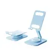 Teléfono móvil, soporte giratorio de metal de 360 grados, soporte mecánico de escritorio para tableta, universal, plegable, para aliviar el estrés y portátil