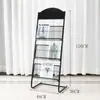 Estante para armazenamento de catálogos e jornais, porta-revistas, estante para livros e jornais, expositor de chão, porta-folhetos e documentos, clipe de expositor de publicidade