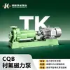 Bomba Magnética de Fluoroplástico CQB com Revestimento de Aço PTFE Bomba Química Resistente à Corrosão e Ácidos Bomba Centrífuga de Acionamento Magnético Zero Vazamentos