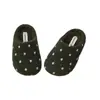 Chinelos com Faixa de Cabelo de Bolinhas Franceses para Meninas, Uso Externo, Outono/Inverno, Meio Chinelos em Camurça Maillard, Chinelos Infantis Mules Birkenstock com Solado Macio