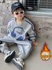 Conjunto de Sudadera de Otoño para Niños 2025 Nuevo Elegante Casual Ropa Deportiva para Niños Atuendo de Dos Piezas de Moda para Bebés