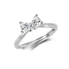 Anillo de Arco Europeo y Americano Transfronterizo para Mujer Diseño de Nicho de Gama Alta Dulce Moda Diaria Romántico Anillo Ajustable