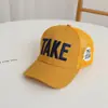 Boné de Baseball Novo de Verão para Crianças Adesivo Letra TAKE Boné de Tela Fashion Casual Malandro Proteção Solar